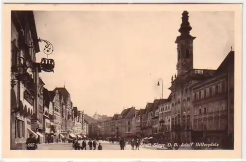 30742 Ak Stadt Steyr in Oberösterreich Marktplatz 1940