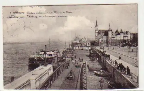 30737 Ak Anvers Antwerpen Belgien Scheldepartie 1912