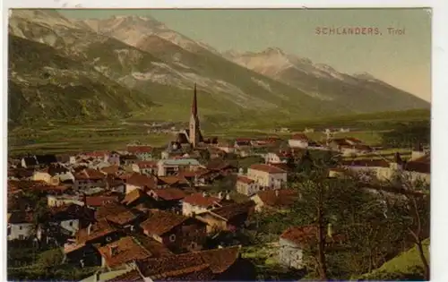 30735 Ak Schlanders Tirol Vue totale vers 1910