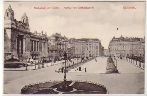 30716 Ak Budapest Partie vom Szabadság Tér um 1910