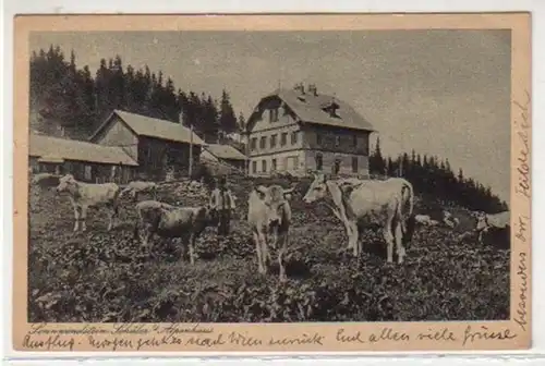 30703 Ak Sonnwendstein Student's Alpenhaus 1925