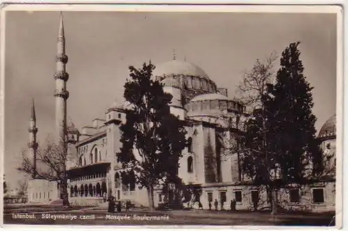 30702 Ak Istanbul Moschee Süleymaniye camii 1919