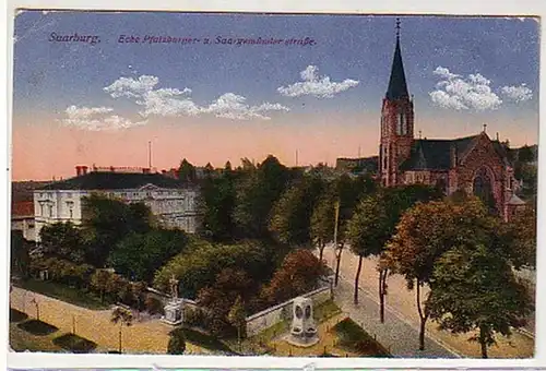 30693 Ak Saarburg Saargemäden Strasse vers 1910