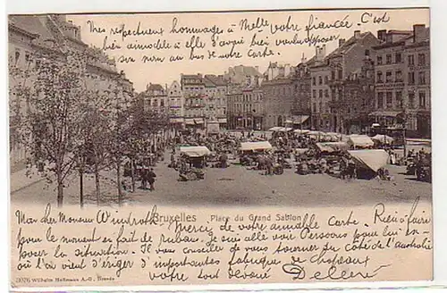 30672 Ak Bruxelles Place du Grand Sablon 1903
