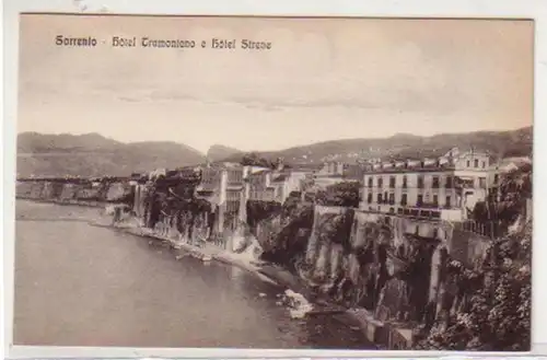 30653 Ak Sorrento Hotel Tramontano Hotels Sirene vers 1910