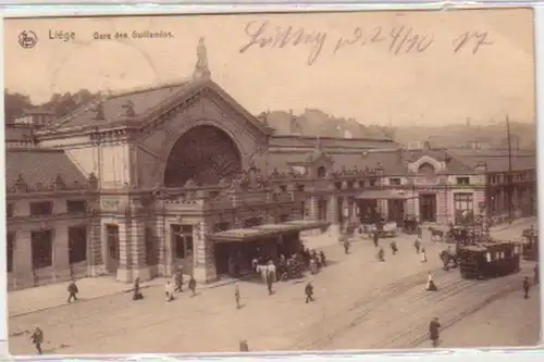 30648 Feldpost Ak Liege Gare des Guillemins 1917