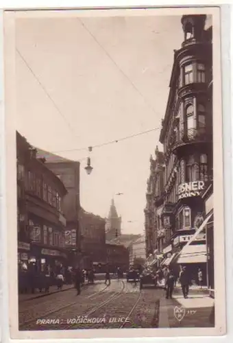 30644 Ak Prag Praha Vodickova Ulice um 1940