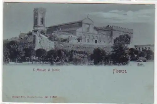 30640 Ak Florenz Firenze S. Miniato al Monte um 1900