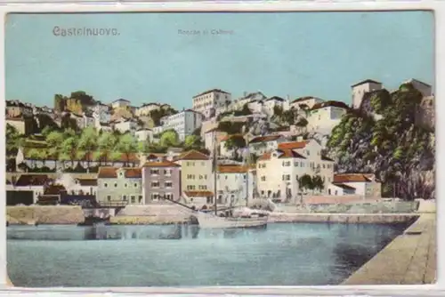 30639 Ak Castelnuovo Bocce di Cattaro Hafen um 1910