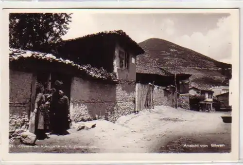 30608 Foto Ak Ansicht von Sliwen Bulgarien um 1940