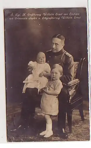 30584 Ak Grand-Duc Wilhelm Ernst von Sachsen 1914