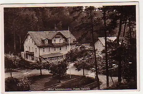 30579 Ak Hotel Schüttersmühle fränk. Schweiz 1940