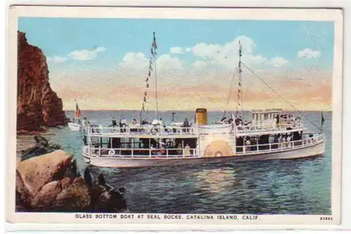 30572 Ak Catalina Island California Seal Rocks vers 1920