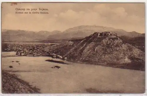 30568 Ak Scutari sur la rive Boiana vers 1910