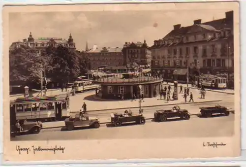 30544 Photo Ak Graz Jakominiplatz 1924