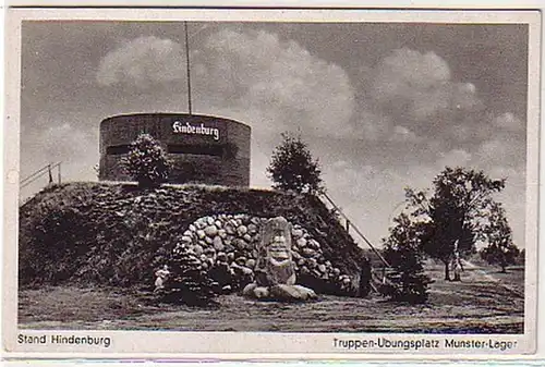 30531 Ak Truppenübungsplatz Munster Lager um 1940