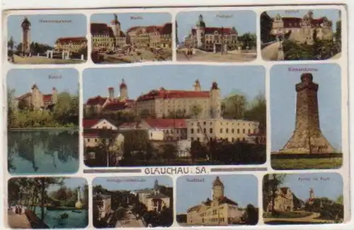 30515 Mehrbild Ak Glauchau in Sachsen 1939