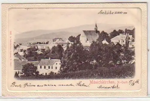 30482 Ak Mönichkirchen Basse-Autriche 1903
