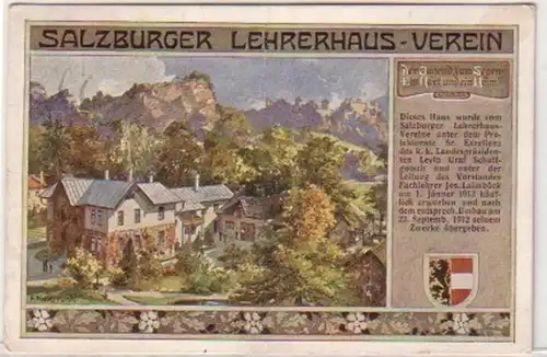 30476 Ak Salzburger Lehrerhaus Verein 1912