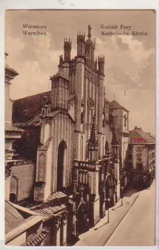 30452 Ak Warschau Katholische Kirche 1917