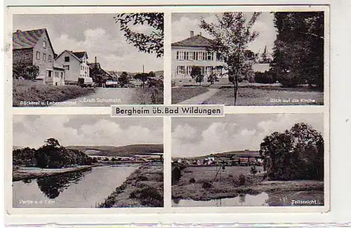 30441 Multi-image-Ak Bergheim üb. Bad Wildungen vers 1930