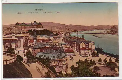30436 Ak Budapest Totalansicht um 1910