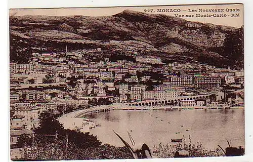 30435 Ak Monaco Les Nouveaux Quais Monte Carlo 1928