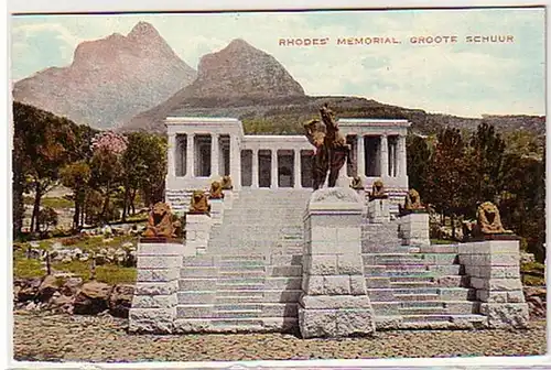 30425 Ak Capestadt Groote Schuur Rhodes Memorial vers 1920