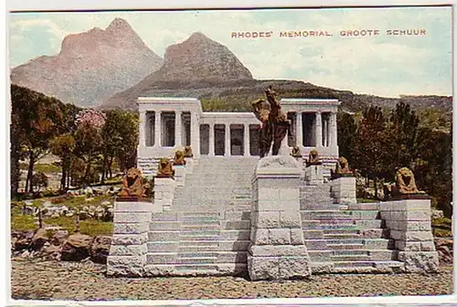 30425 Ak Kapstadt Groote Schuur Rhodes Memorial um 1920