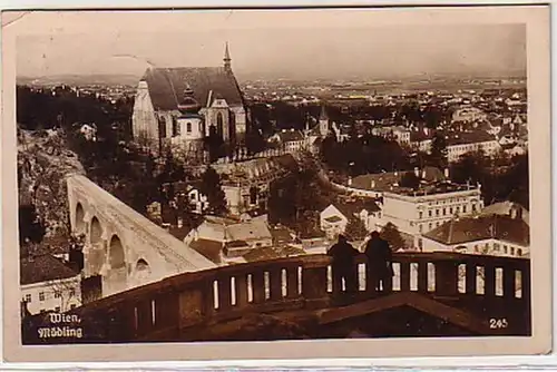 30419 Ak Wien Mödling Vue totale 1943