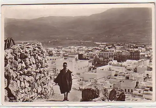 30416 Photo Ak Tetuan Maroc Vue totale vers 1920