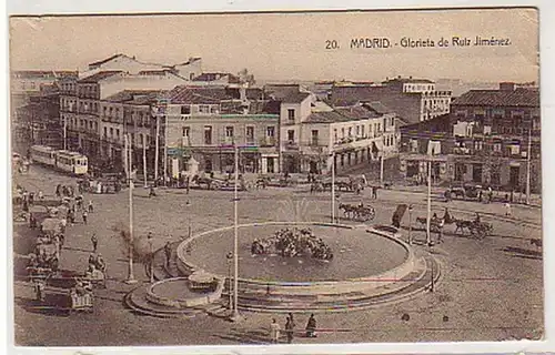 30411 Ak Madrid Glorieta de Ruiz Jimenez um 1930