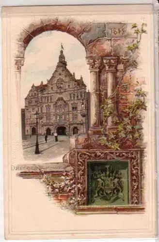 30406 Präge-Ak Dresden Georgenthor um 1900