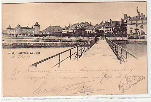 30404 Ak Morges Schweiz Kanton Waadt Le Port 1899