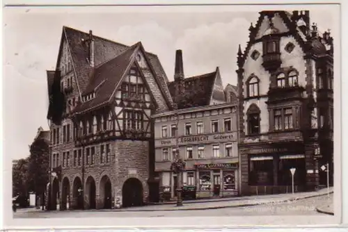 30401 Ak Nordhausen Kornmarkt Geschäft Eggebrecht 1937