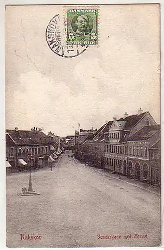 30384 Ak Naksov Danemark Søndergade med Torvet 1908