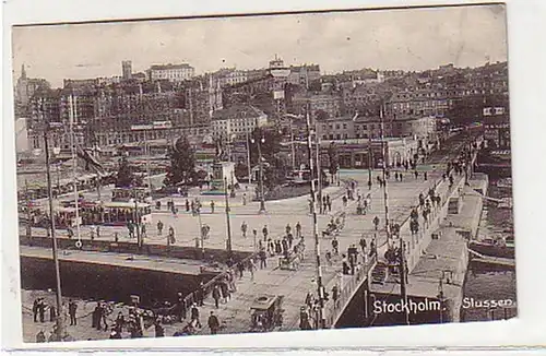 30377 Ak Stockholm Slussen 1913