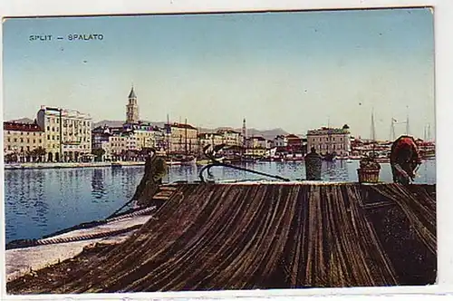 30355 Ak Split Spalato Vue d'ensemble de la ville vers 1920