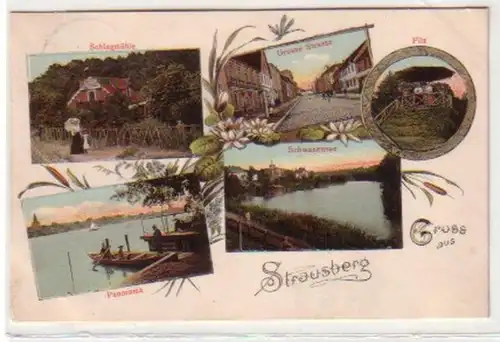 30330 Mehrbild Ak Gruss aus Strausberg 1906