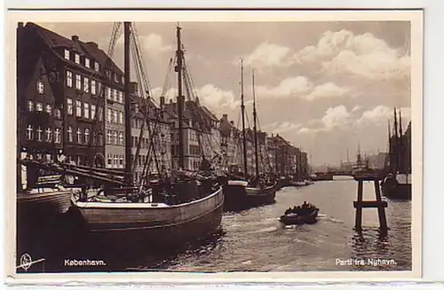 30285 Ak Kobenhagen Parti fra Nyhavn vers 1940