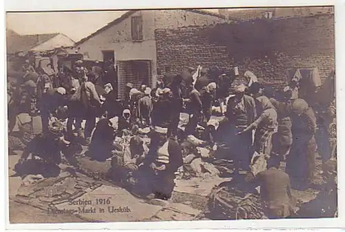 30274 Ak Dienstags Markt in Uesküb Serbien 1916