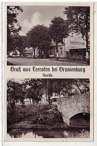 30225 Ak Salutation de Teerofen près de Oranienburg 1951