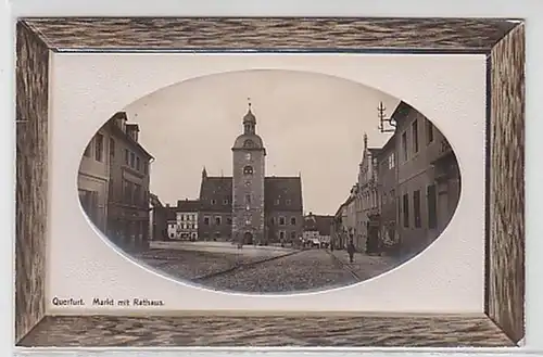 30207 Ak Querfurt marché avec hôtel de ville 1912