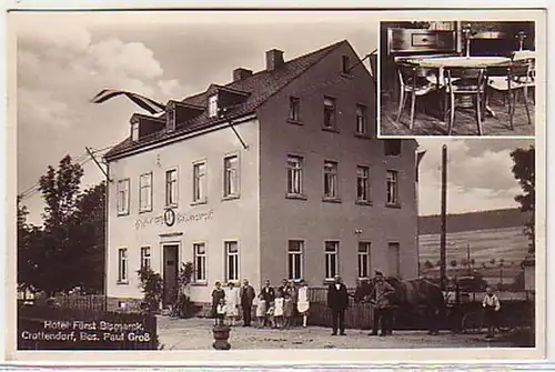 30201 Ak Crottendorf Hotel Fürst Bismarck um 1940