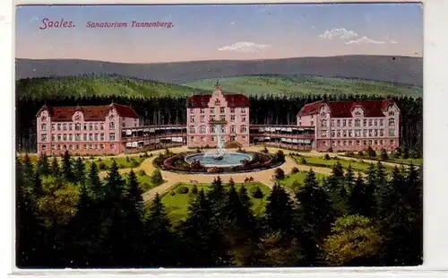 30197 Feldpost Ak Saales Sanatorium Tannenberg 1915