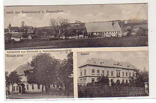 30152 Ak Gruß aus Burkersdorf bei Frauenstein 1919