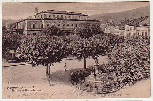 30143 Ak Neustadt au monument Hetzel de Haardt 1910