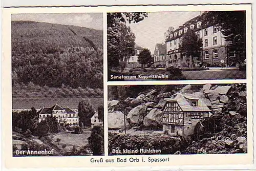 30124 Mehrbild Ak Gruß aus Bad Orb im Spessart um 1950