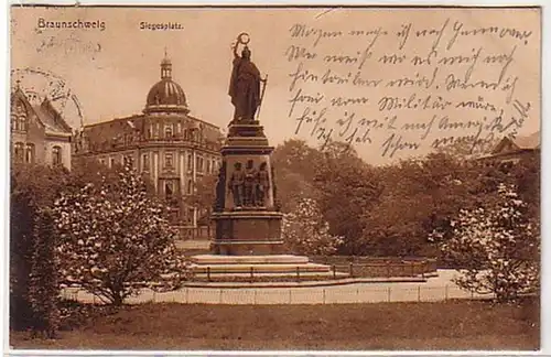 30108 Ak Braunschweig Siegesplatz 1908