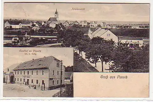 30100 Mehrbild Ak Gruß aus Pausitz Gasthof usw. 1917